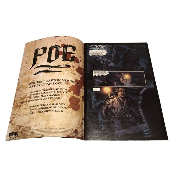 POE COMIC BOOK BOOM STUDIOS 1 OF 4 J BARTON MITCHELL DEAN KOTZ JULY 2009 EUC - Picture 3 of 5